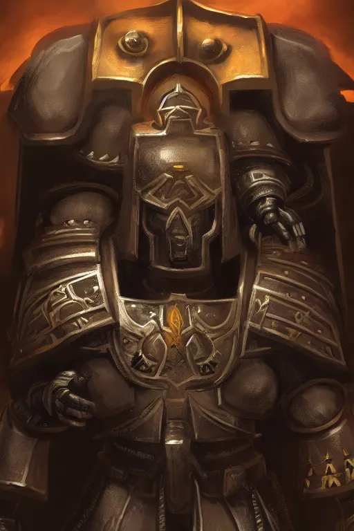 Image similar to armor portrait heros warhammer 4 0 k horus heresy fanart - the primarchs emperor by johannes helgeson animated with vfx concept artist & illustrator global illumination ray tracing hdr fanart arstation zbrush central hardmesh 8 k octane renderer comics stylized