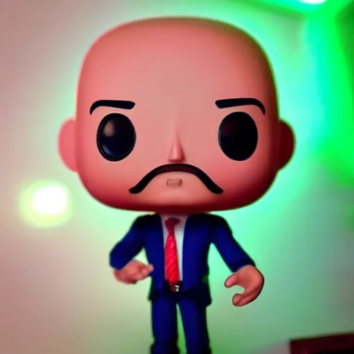 Image similar to “ very very intricate photorealistic photo of a jeff bezos funko pop, detailed studio lighting, award - winning crisp details ”