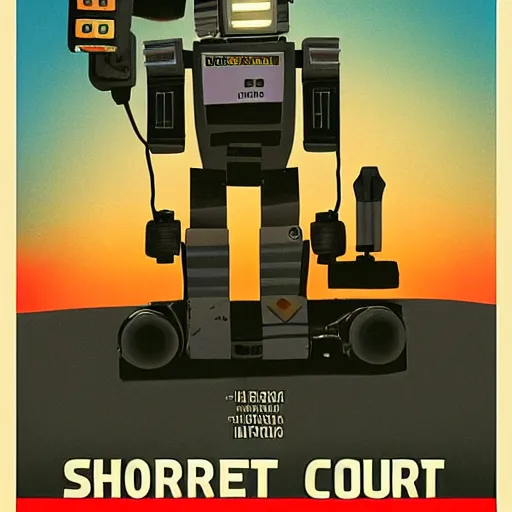 Image similar to short circuit movie poster