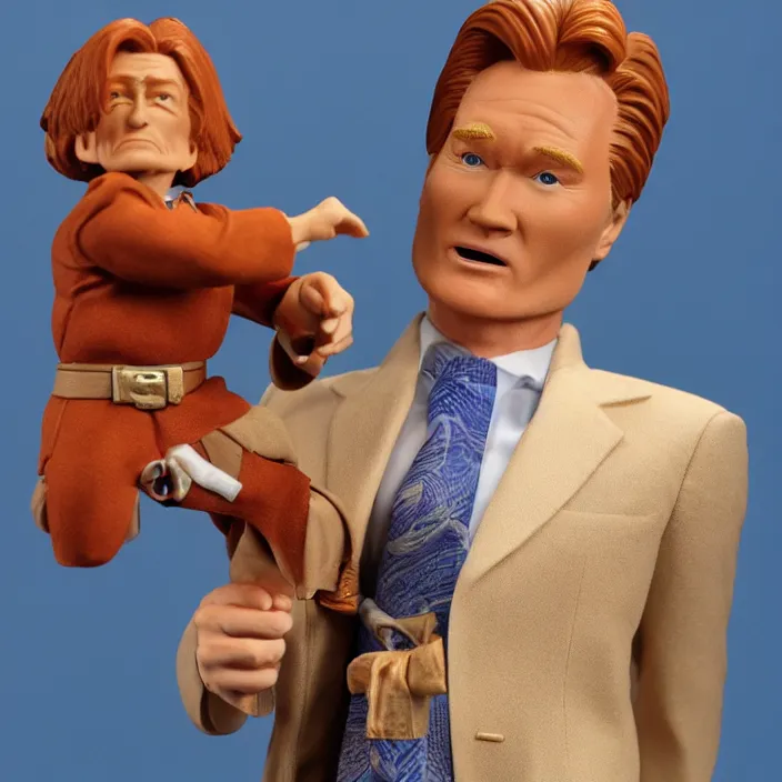 Image similar to Conan O'Brien, a GOODSMILE figure of Conan O'Brien, figurine, detailed product photo,