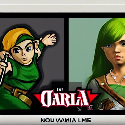 Image similar to saria from ocarina of time in gta 4 loading screen