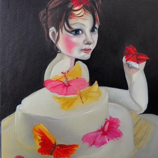 Image similar to painting by lilly pavlova