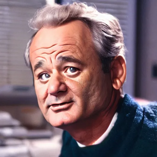 Image similar to bill Murray in the movie White Christmas