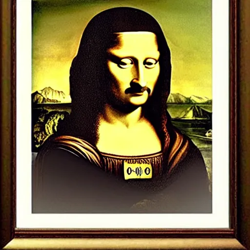 Image similar to monalisa by salvador dali, by salvador dali, by salvador dali, by salvador dali, by salvador dali