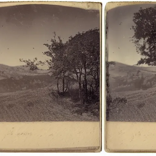 Image similar to stereoscopic image of a landscape