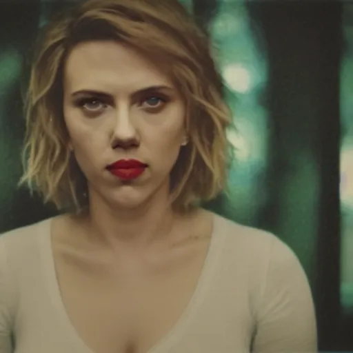 Image similar to polaroid image of scarlett johansson in euphoria