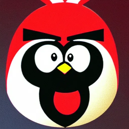 Image similar to An extremely angry bird.