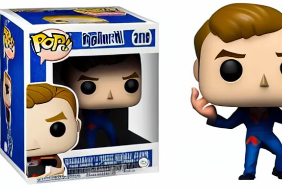 Prompt: jerma funko pop in box