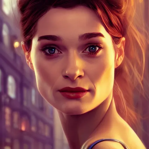 Prompt: holly golightly in printworks, anatomy, bathed in light, highly detailed, photorealistic, artstation, smooth, sharp focus, illustration, unreal engine 5, 8 k, art by artgerm and greg rutkowski and edgar maxence