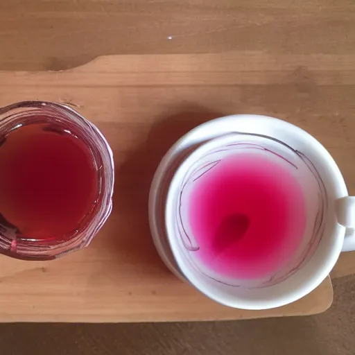 Image similar to photo of cherry blossom tea