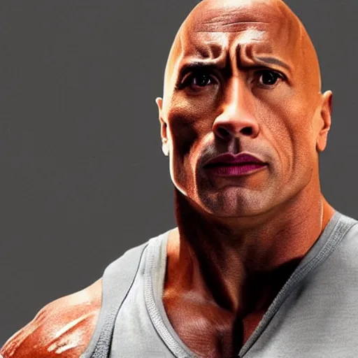 Image similar to dwayne the rock johnson as the terminator, ultra detailed, photorealistic