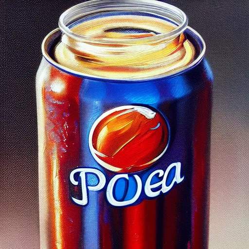 Image similar to pepsi cola, oil painting, ultradetailed, artstation, ultradetailed, digital painting, ultradetailed