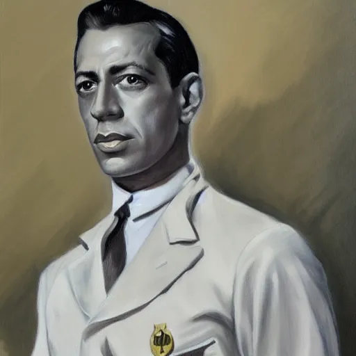 Prompt: painting of jose - raul capablanca, artwork by jc leyendecker