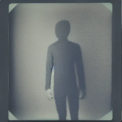 Image similar to polaroid photo of a faceless person