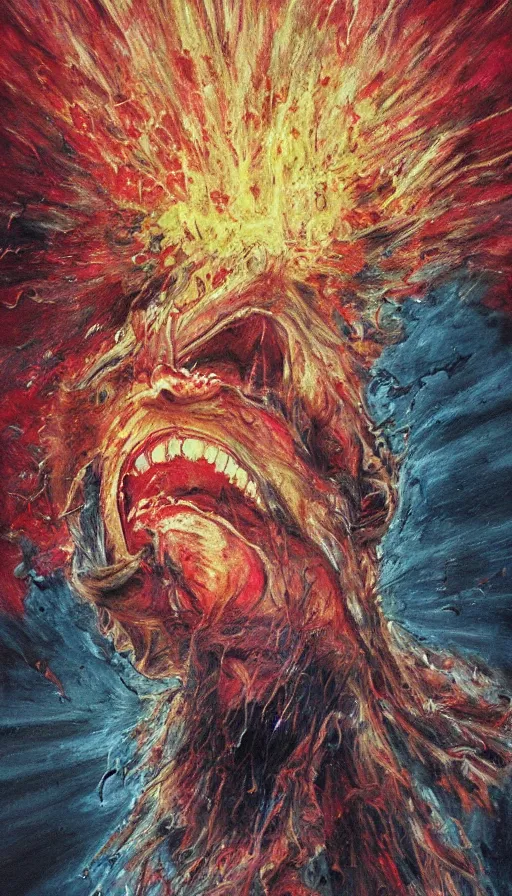 Image similar to rage, by schizophrenia patient