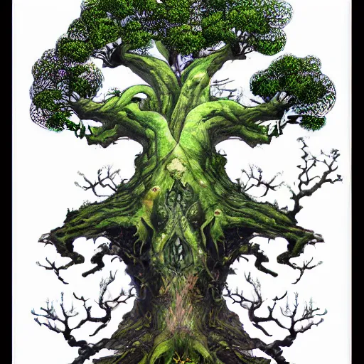 Image similar to Yggdrasil by Choho Aoshima