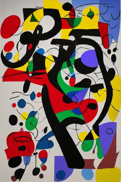 Prompt: Contemporary art Dona i Ocell, by Joan Miró Rose, by Isa Genzken Contemporary art is the art of today, produced in the second half of the 20th century or in the 21st century. Contemporary artists work in a globally influenced, culturally diverse, and technologically advancing world