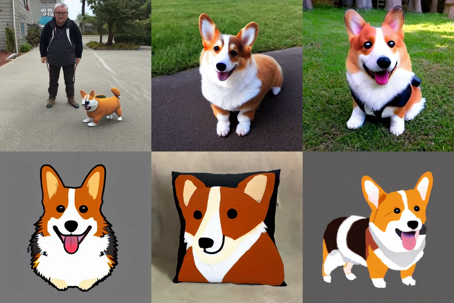 Prompt: corgi tron