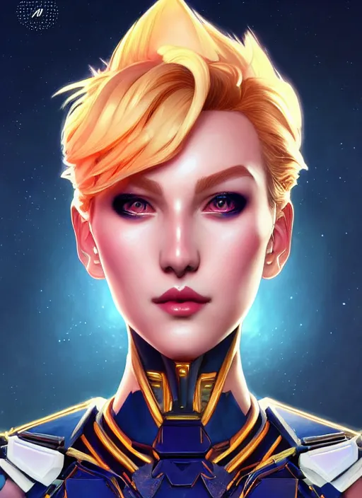 Image similar to symmetry!! portrait of sailor uranus! alien in the style of horizon zero dawn, machine face, intricate, elegant, highly detailed, digital painting, artstation, concept art, smooth, sharp focus, illustration, art by artgerm and ross tran and greg rutkowski and alphonse mucha, 8 k