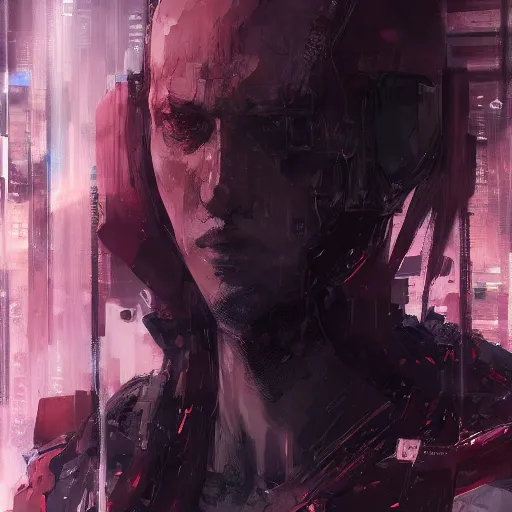 Image similar to Portrait of Cibo from BLAME! by Wadim Kashin, ArtStation