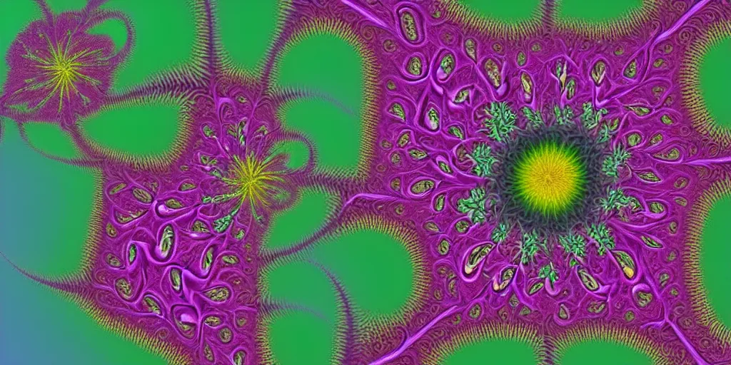 Image similar to fractal sad flower