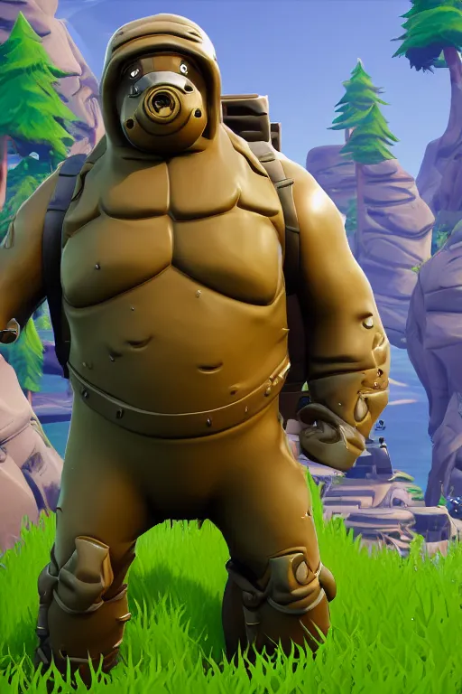 Prompt: fortnite tardigrade costume, human tardigrade fortnite skin, ultra detailed, dynamic lighting, unreal engine