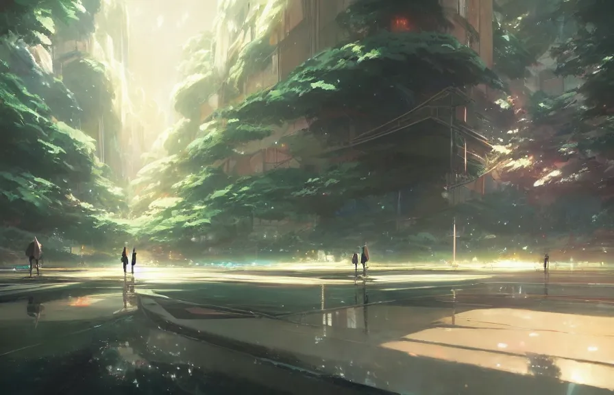 Image similar to makoto shinkai concept art of the spork dimension, key visual, ambient lighting, highly detailed, digital painting, artstation, concept art, sharp focus, by makoto shinkai and akihiko yoshida and hidari and wlop and greg rutkowski