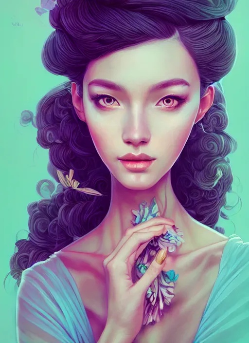 Image similar to girl venizian, extremely detailed, sharp focus, portrait, smooth, digital illustration, by james jean, by eliza ivanovo, by rossdraws, sakimichan