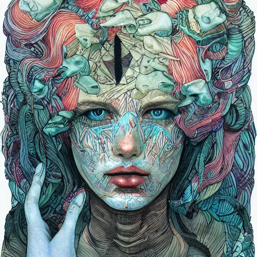 Image similar to A new dawn from the darkness, mental health, psychology :: Concept Art, Highly Detailed, intricate :: a masterpiece by Martine Johanna