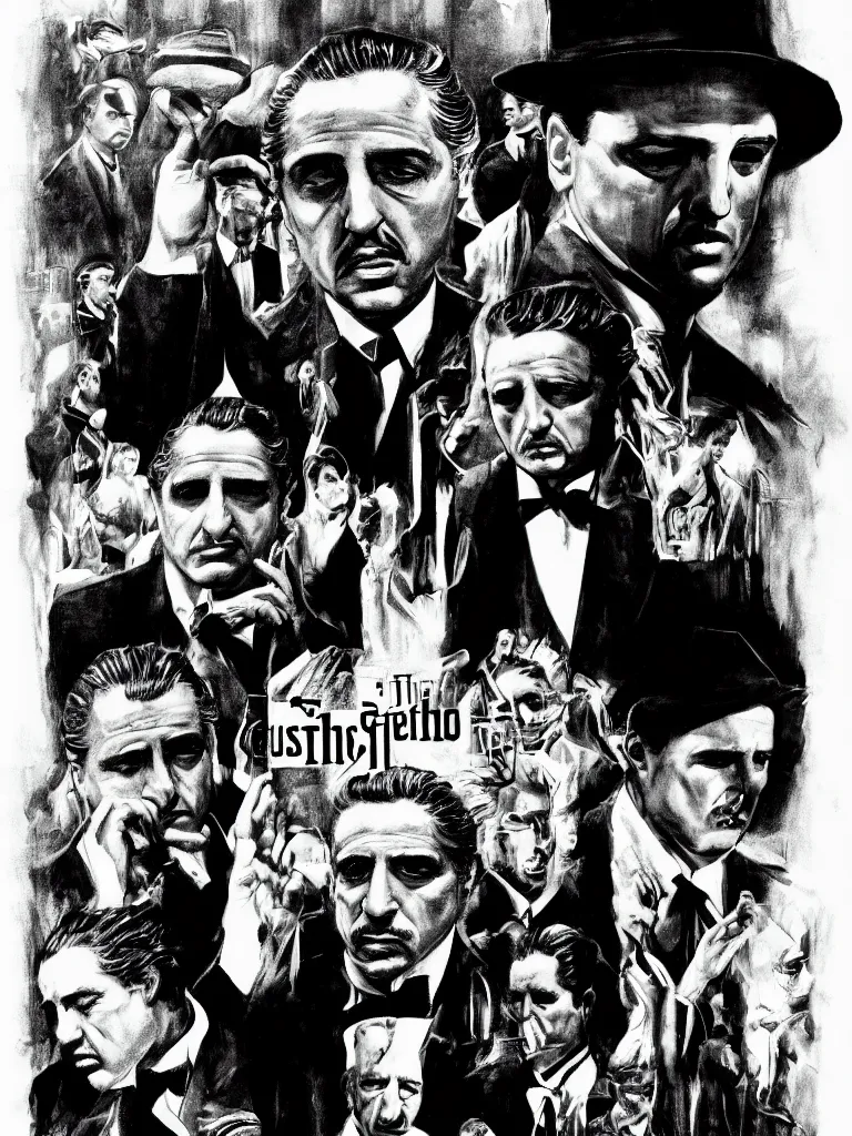 Image similar to The Godfather by Martin Handford