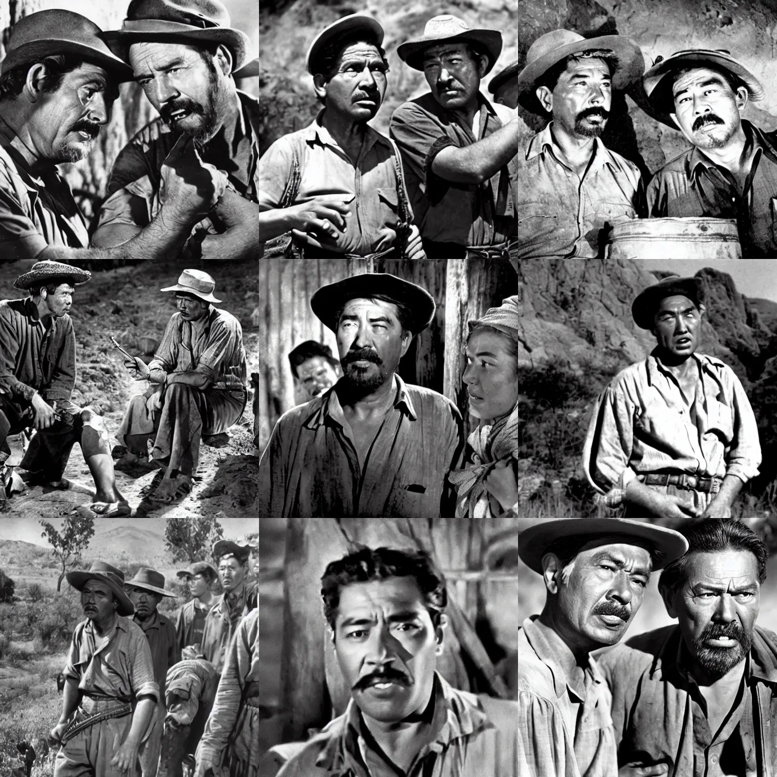 Prompt: a film still from the treasure of the sierra madre ( 1 9 4 8 )