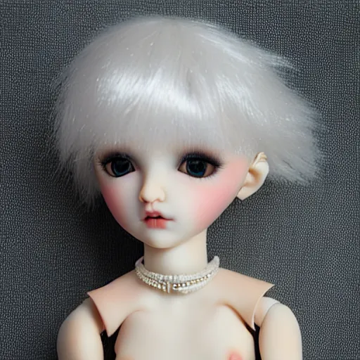 Image similar to bjd doll with a lot of money