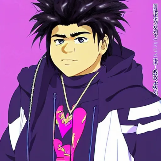 Image similar to ilovemakonnen, as an anime character