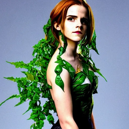 Prompt: Emma Watson as poison ivy