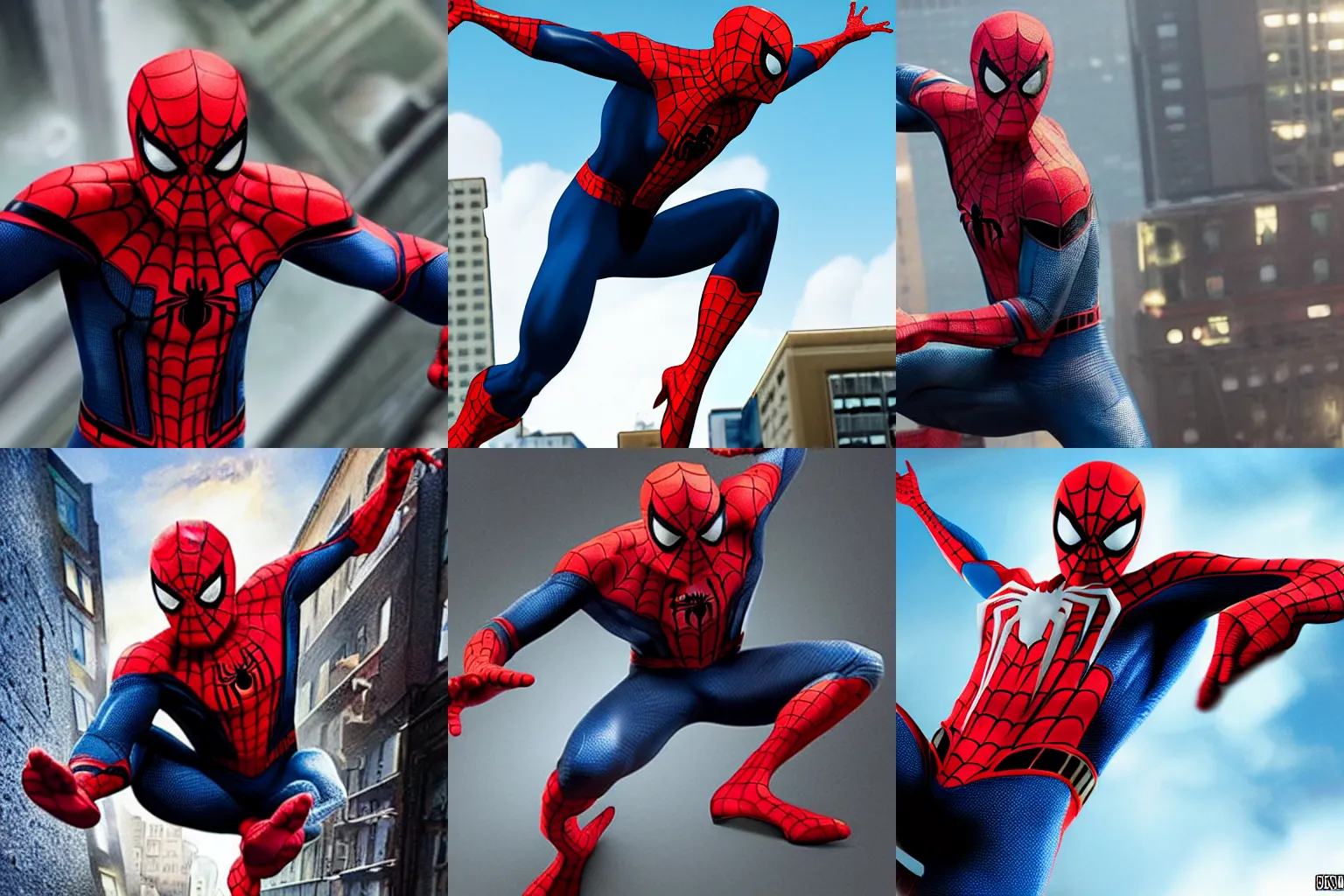 Prompt: Get me pictures of Spider-Man!