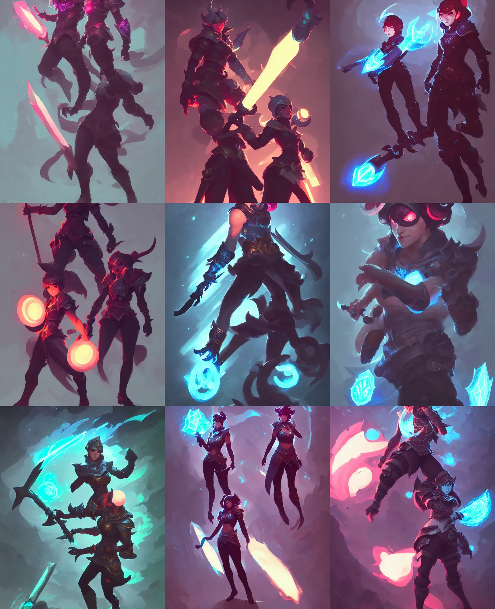 Prompt: a league of legends character concept art!! by atey ghailan. in the cartoon style of arcane!! full body!! clear portrait of a hero in uniform!! fantasy weapon!! light effect. hyper detailed. glowing lights!! intricate, elegant, digital painting, artstation, smooth, sharp focus