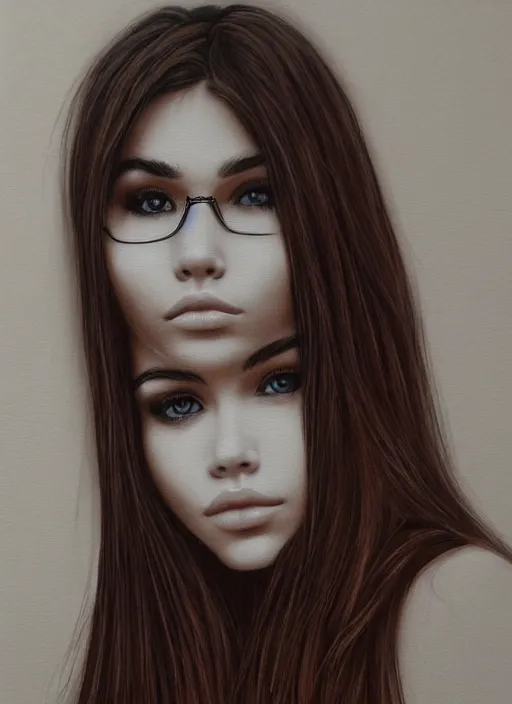 Image similar to Madison Beer realistic 3D portrait by ian spriggs