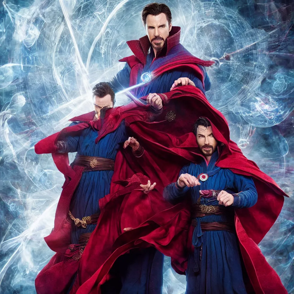 Prompt: chris evans as doctor strange, marvel cinematic universe, mcu, 8 k, in - frame, photo