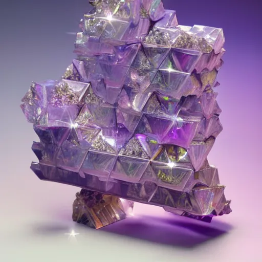 Image similar to bismuth crystals grown in the form of a crown