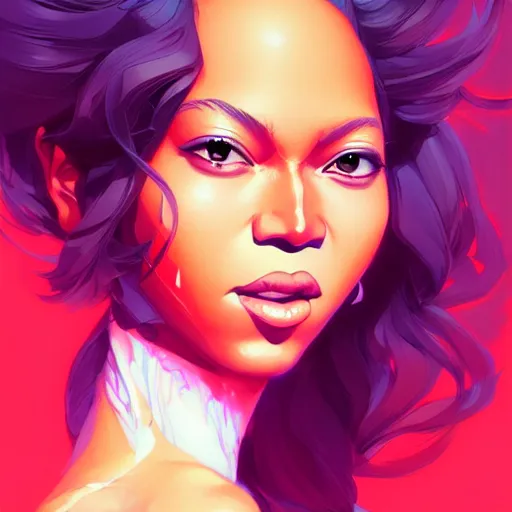 Image similar to beyonce, portrait shinkai makoto studio ghibli studio key hideaki anno sakimichan stanley artgerm lau rossdraws james jean marc simonetti elegant highly detailed digital painting artstation pixiv