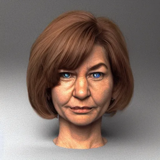 Image similar to Female Garfield, realistic render, cinema 4d