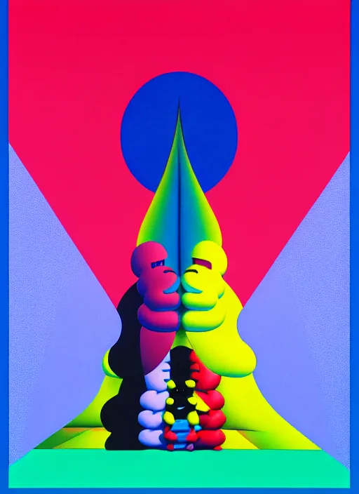 Image similar to tame impala cover by shusei nagaoka, kaws, david rudnick, airbrush on canvas, pastell colours, cell shaded, 8 k