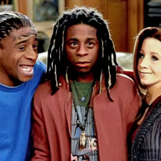 Image similar to a tv still of Lil' Wayne starring in Friends (1999)