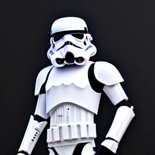 Prompt: stormtrooper suit Emmanuel Macron, 50mm photography, high quality, 4K