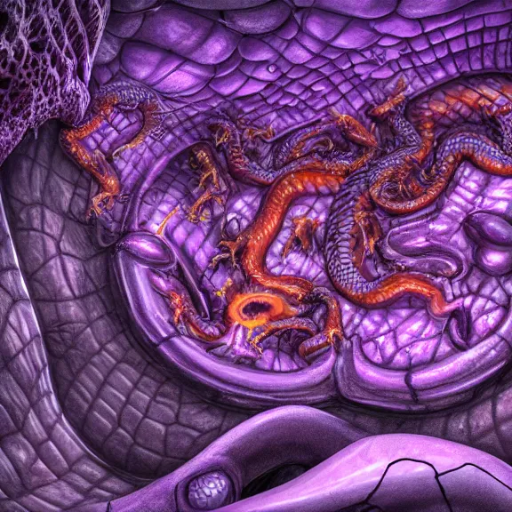 Image similar to detailed shot inside a goddess dragon's cavernous synthetic stomach, the walls purple and pulsing, slimy and hot, lots of acid pooling up on the floor, digesting a bunch humans graphically that ended up inside, food pov, micro pov, vore, digital art, furry art, high quality, 8k 3D realistic, macro art, micro art, Furaffinity, Deviantart, Eka's Portal, G6