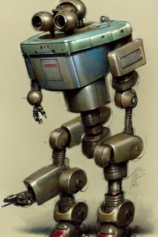 Image similar to (((((1950s inventors workshop full of robots . muted colors.))))) by Jean-Baptiste Monge !!!!!!!!!!!!!!!!!!!!!!!!!!!