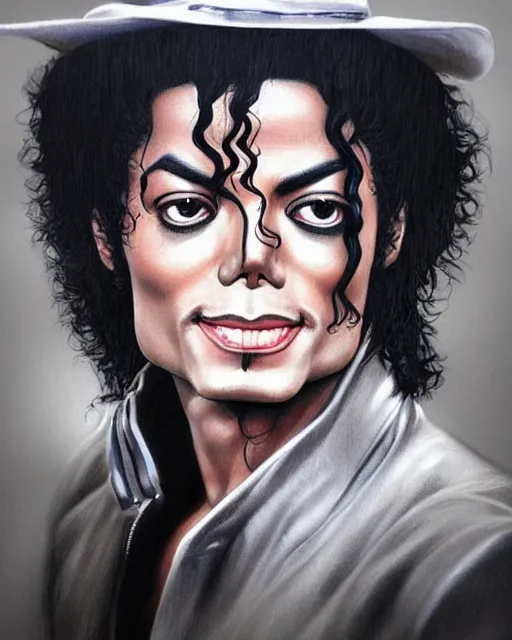 michael jackson, portrait, fantasy art, in the style | Stable Diffusion ...