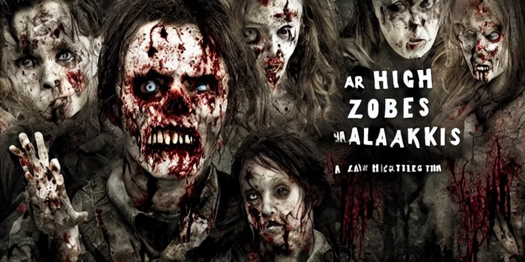 Prompt: a high budget movie of a zombie apocalypse