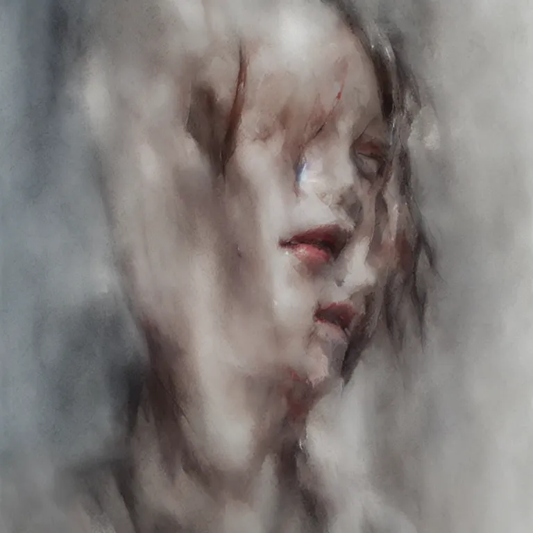 Image similar to felt doll by zhaoming wu, nick alm, watercolor