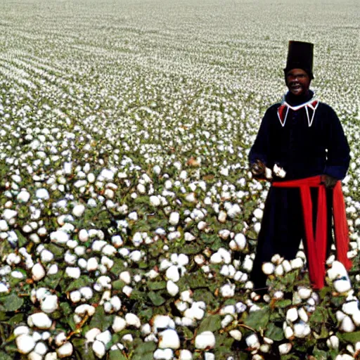 Image similar to Zwarte Piet working in the cotton fields of Missouri